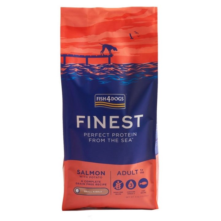 FISH4DOGS Finest Small breed Salmon - dry dog food - 6kg