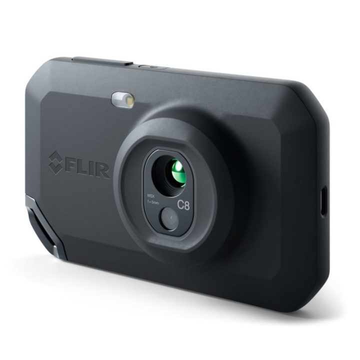 FLIR One C8 thermal imaging camera Black 320 x 240 pixels Built-in display LCD