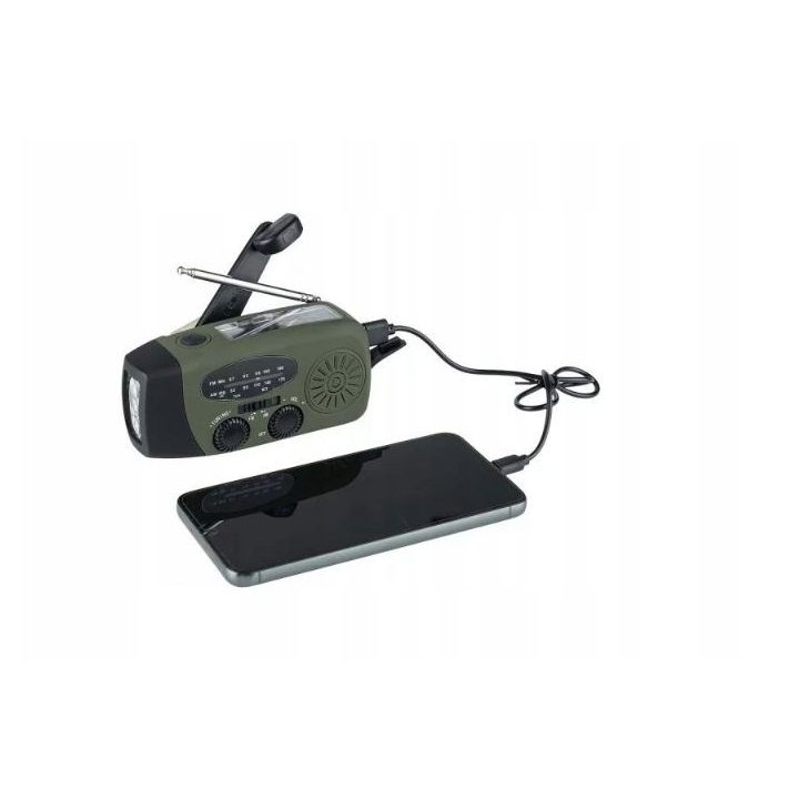 Fosco Outdoormen Edit emergency radio. Solar-Dynamo
