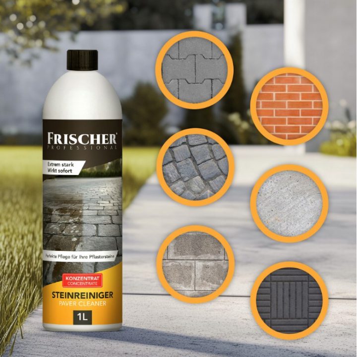 Frischer Concentrated Cleaner for Paving Stones and Stone 1000 ml