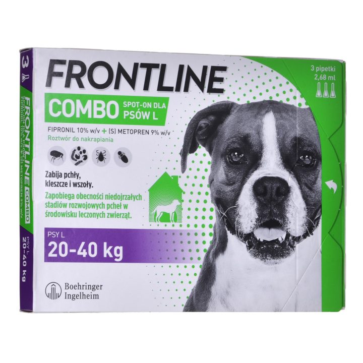 Frontline Combo Spot-on L - Parasite drops for dogs - 3 x 2 68 ml
