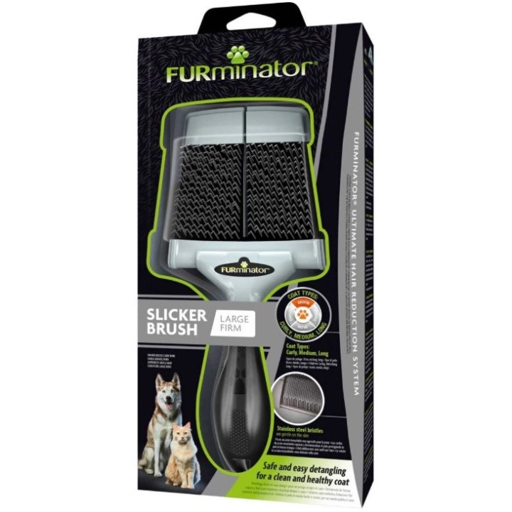 FURminator - slicker brush for dogs and cats - L