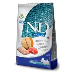FARMINA N&D Ocean Dog Salmon Cod Cantaloupe Melon Adult Mini - dry dog food - 2.5 kg