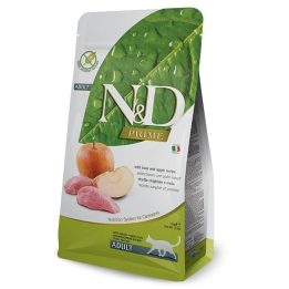 FARMINA N&D PRIME CAT WILD BOAR & APPLE ADULT - dry cat food - 5 kg