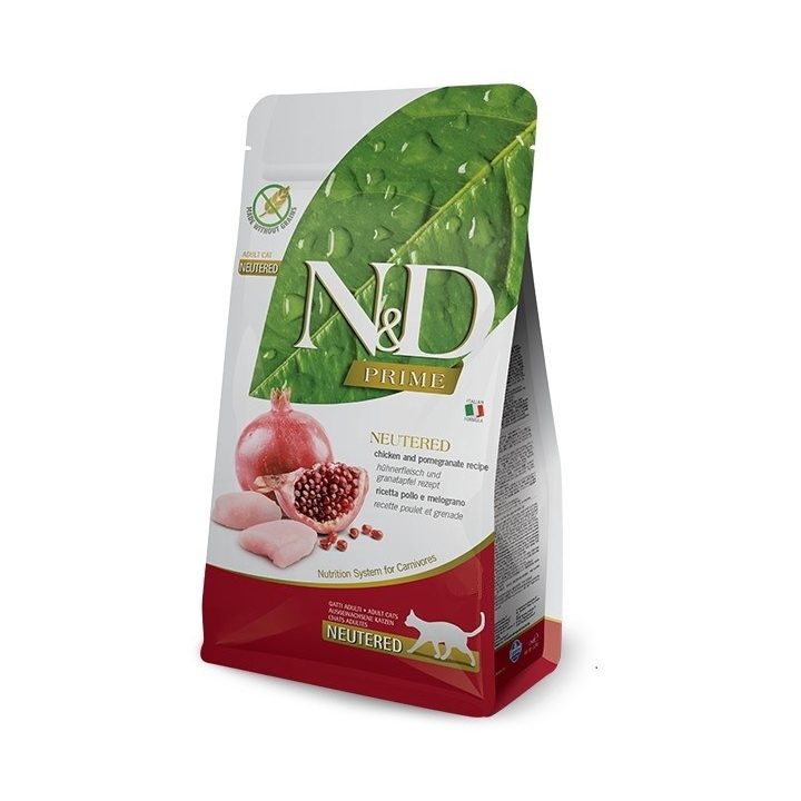 FARMINA N&D Prime Neutered Chicken&Pomegranate Adult - dry cat food - 5 kg