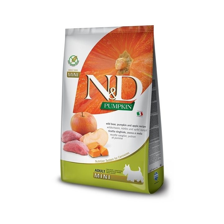 FARMINA N&D Pumpkin Adult Mini Boar&Apple - dry dog food - 7 kg