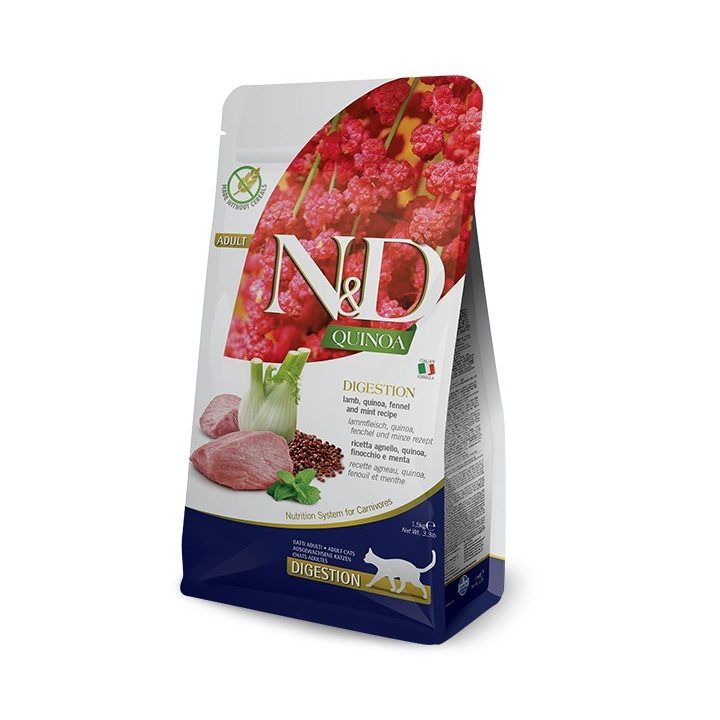 FARMINA N&D Quinoa Digestion Lamb and Fennel - dry cat food - 1 5 kg