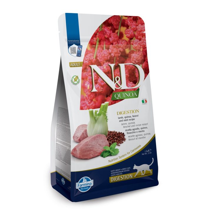FARMINA N&D Quinoa Digestion Lamb and Fennel - dry cat food - 1 5 kg