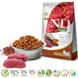 FARMINA N&D Quinoa Dog Skin&Coat Venison Coconut Adult Mini - dry dog food - 2.5 kg