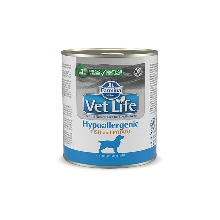 FARMINA Vet Life Canine Hypoallergenic Fish&Potato – wet food for adult dogs 300 g