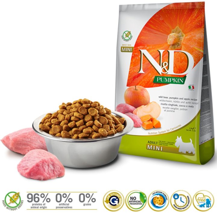 Farmina Pet Food BOAR AND APPLE ADULT MINI