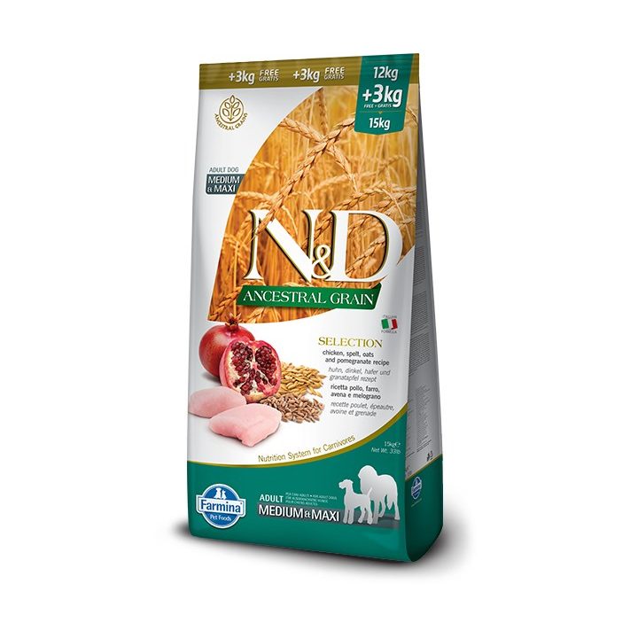 Farmina Pet Food N&D Ancestral Grain Canine 15 kg Adult Chicken