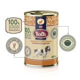 FOLK Traditional polish rabbit feast - wet dog food - 400g