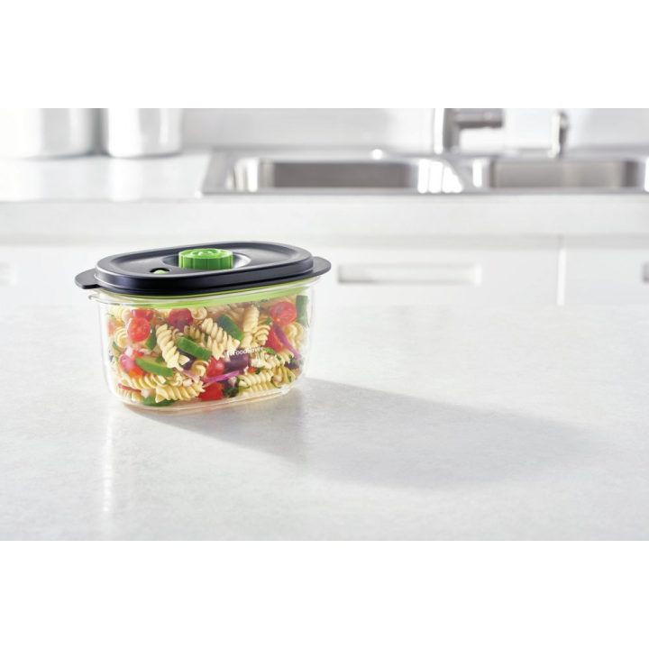 FoodSaver FFC022X food storage container Oval Box 1.2 L Black Transparent 1 pc(s)