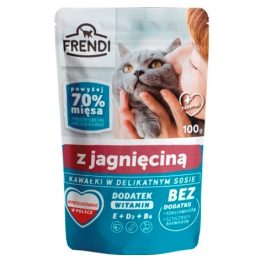 FRENDI Pieces in lamb sauce - wet cat food - 100 g