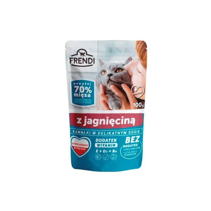 FRENDI Pieces in lamb sauce - wet cat food - 100 g