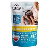 FRENDI Pieces in sauce with chicken - wet cat food - 100 g