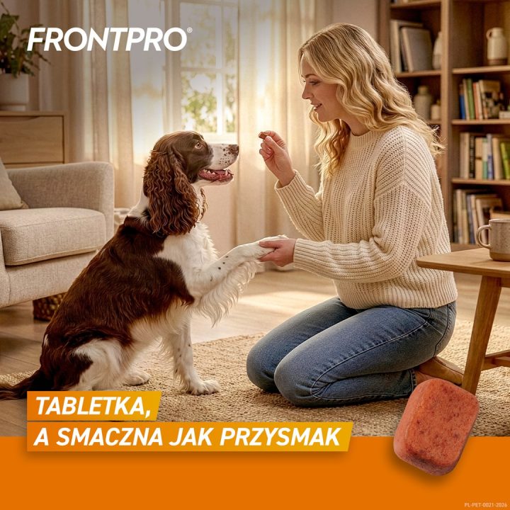 FRONTPRO Flea and tick tablets for dog ( 10-25 kg) - 3x 68mg