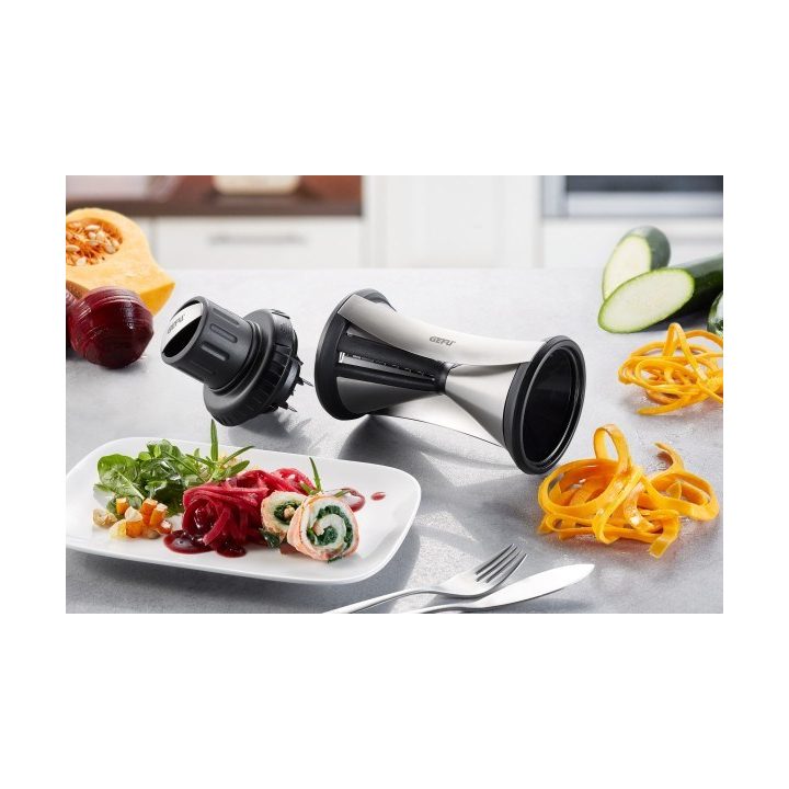 GEFU SPIRELLI XL slicer Manual Black Stainless steel Plastic Stainless steel