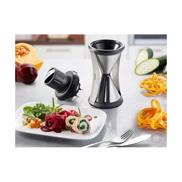 GEFU SPIRELLI XL slicer Manual Black Stainless steel Plastic Stainless steel