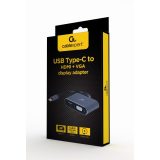 Cablexpert A-USB3C-HDMIVGA-01 USB graphics adapter Grey