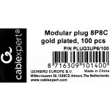 Cablexpert PLUG3UP6/100 wire connector 1 Transparent