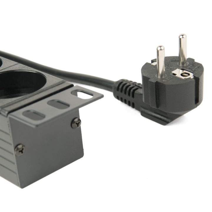 EnerGenie EG-PDU-014 Rack Power Distribution Unit (8 Schuko sockets 1U 16A Schuko plug 3m black color)