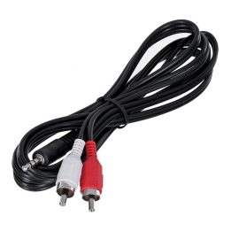 Gembird 1.5m 3.5mm/2xRCA M/M audio cable Black Red White