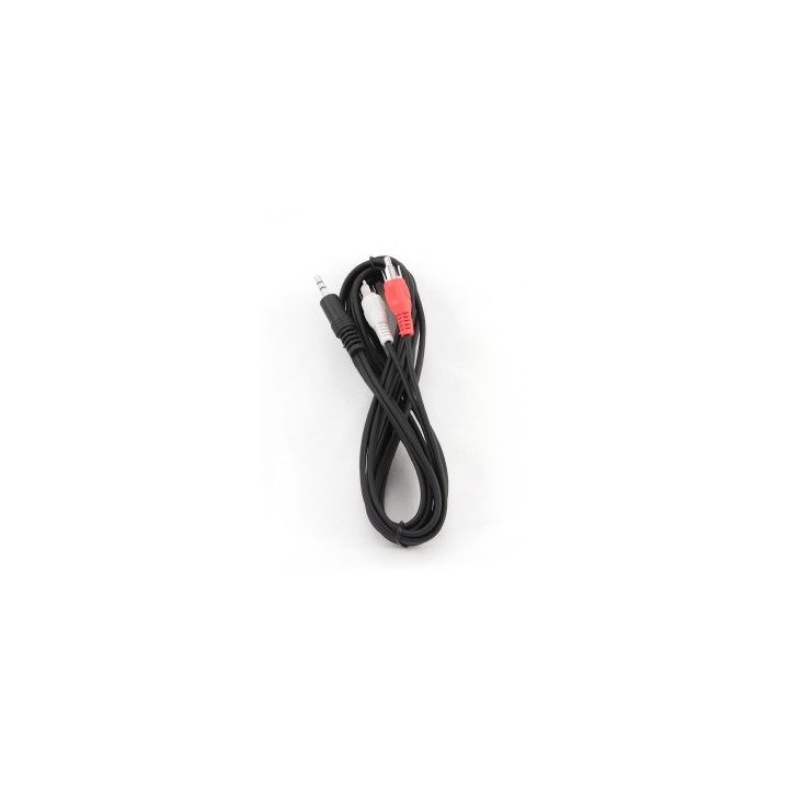 Gembird 2.5m 3.5mm/2xRCA M/M audio cable Black Red White