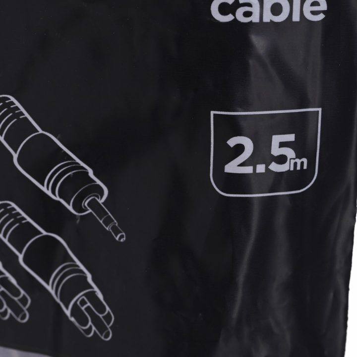 Gembird 2.5m 3.5mm/2xRCA M/M audio cable Black Red White