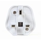 Gembird A-AC-EUFUKM-01 AC power adapter EU Schuko socket to UK plug 13 A
