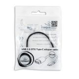 Gembird A-OTG-CMAF2-01 USB cable 0.2 m USB C USB A Black
