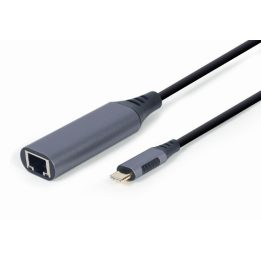 Gembird A-USB3C-LAN-01 notebook dock/port replicator USB 3.2 Gen 1 (3.1 Gen 1) Type-C Black Grey