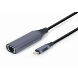 Gembird A-USB3C-LAN-01 notebook dock/port replicator USB 3.2 Gen 1 (3.1 Gen 1) Type-C Black Grey