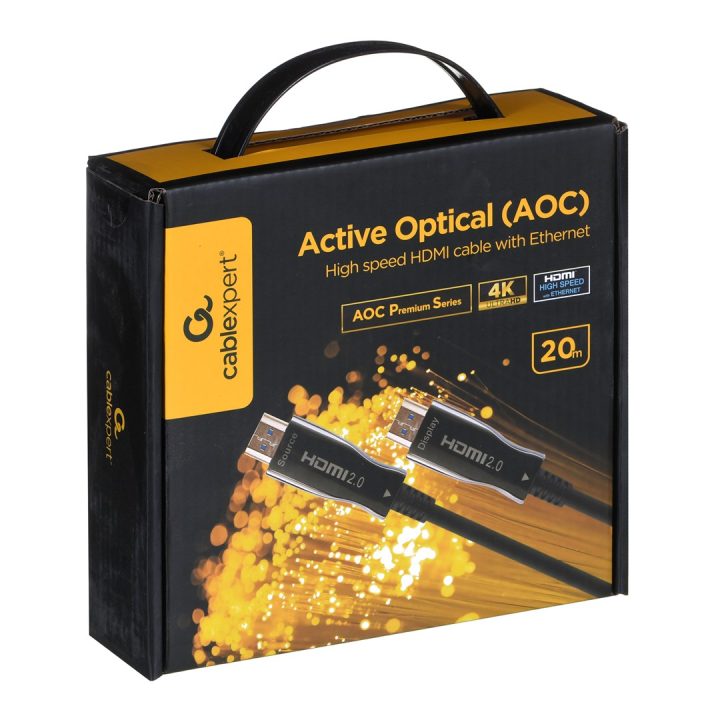 Gembird CCBP-HDMI-AOC-20M-02 Active Optical (AOC) High speed HDMI cable with Ethernet AOC Premium Series 20m