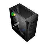 Gembird CCC-FC-400X Gaming ARGB computer case Fornax 400X black