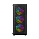 Gembird CCC-FC-400X Gaming ARGB computer case Fornax 400X black