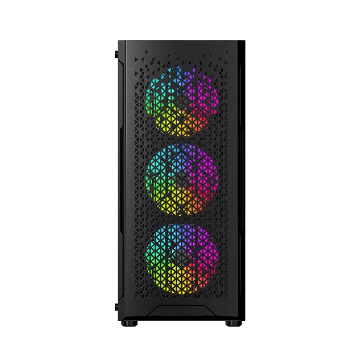 Gembird CCC-FC-400X Gaming ARGB computer case Fornax 400X black