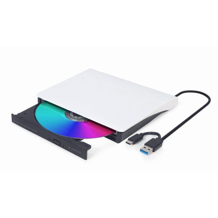 Gembird DVD-USB-031-BW External USB DVD drive black-white