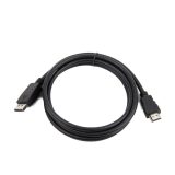 Gembird DisplayPort - HDMI 1m HDMI Type A (Standard) Black