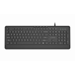 Gembird KB-MCH-05 Slim wired multimedia keyboard black US layout