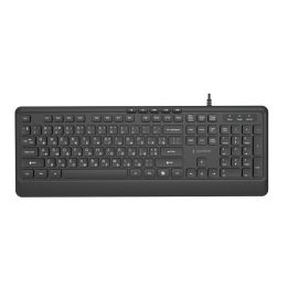 Gembird KB-MCH-05-CYRL Slim wired multimedia keyboard black RU layout