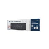 Gembird KB-MCH-05-CYRL Slim wired multimedia keyboard black RU layout