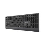 Gembird KB-MCH-06-CYRL Slim wired multimedia keyboard with Type-C adapter Cyrillic layout black