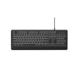 Gembird KB-UML-04 Slim wired backlight keyboard black US layout