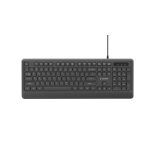Gembird KB-UML-04 Slim wired backlight keyboard black US layout