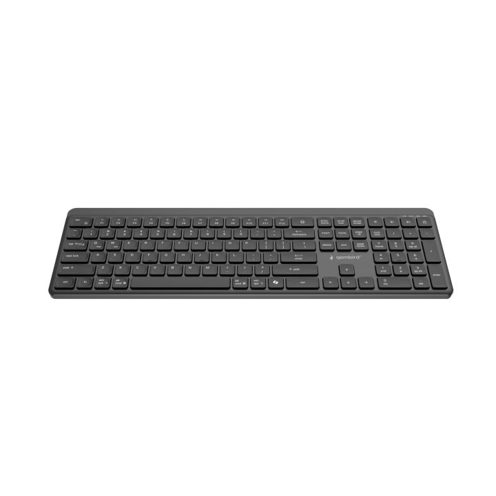Gembird KB-WPS-03 Dual-mode pro-business slim wireless keyboard 2.4G+BT US layout