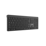Gembird KB-WPS-03-CYRL Dual-mode pro-business slim wireless keyboard 2.4G+BT RU layout