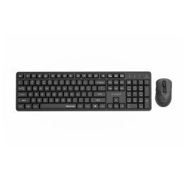 Gembird KBS-WMS-01 Silent key Pro Business wireless desktop set black US layout