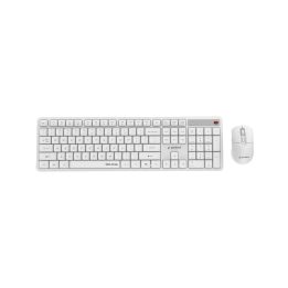 Gembird KBS-WMS-01-W Silent key Pro Business wireless desktop set white US layout